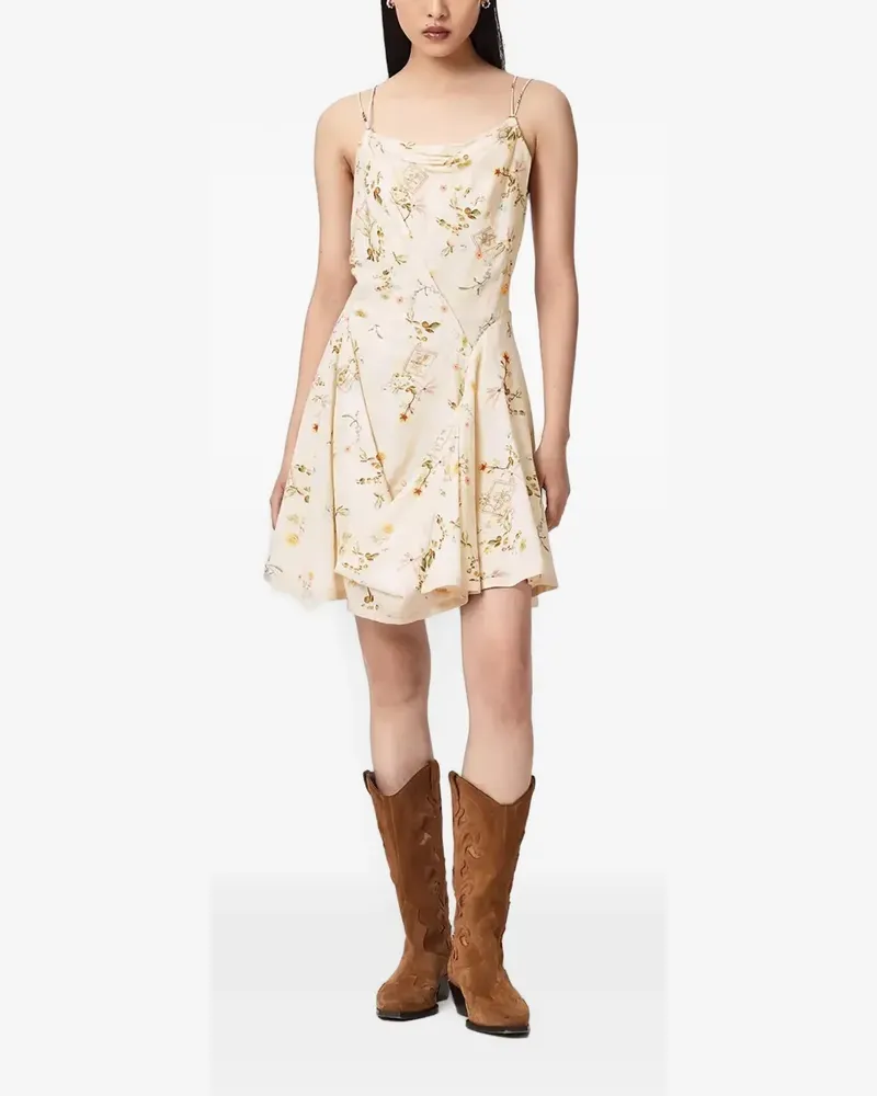 AllSaints Claire mini dress - Weiß Weiß