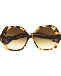 Vivienne Westwood Oversized-Sonnenbrille in Schildpattoptik Braun