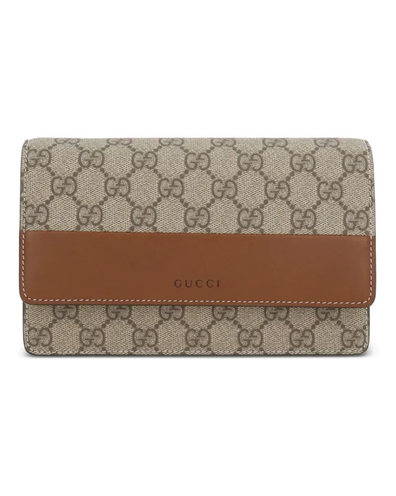 Gucci Portemonnaie aus GG Canvas - Nude Nude