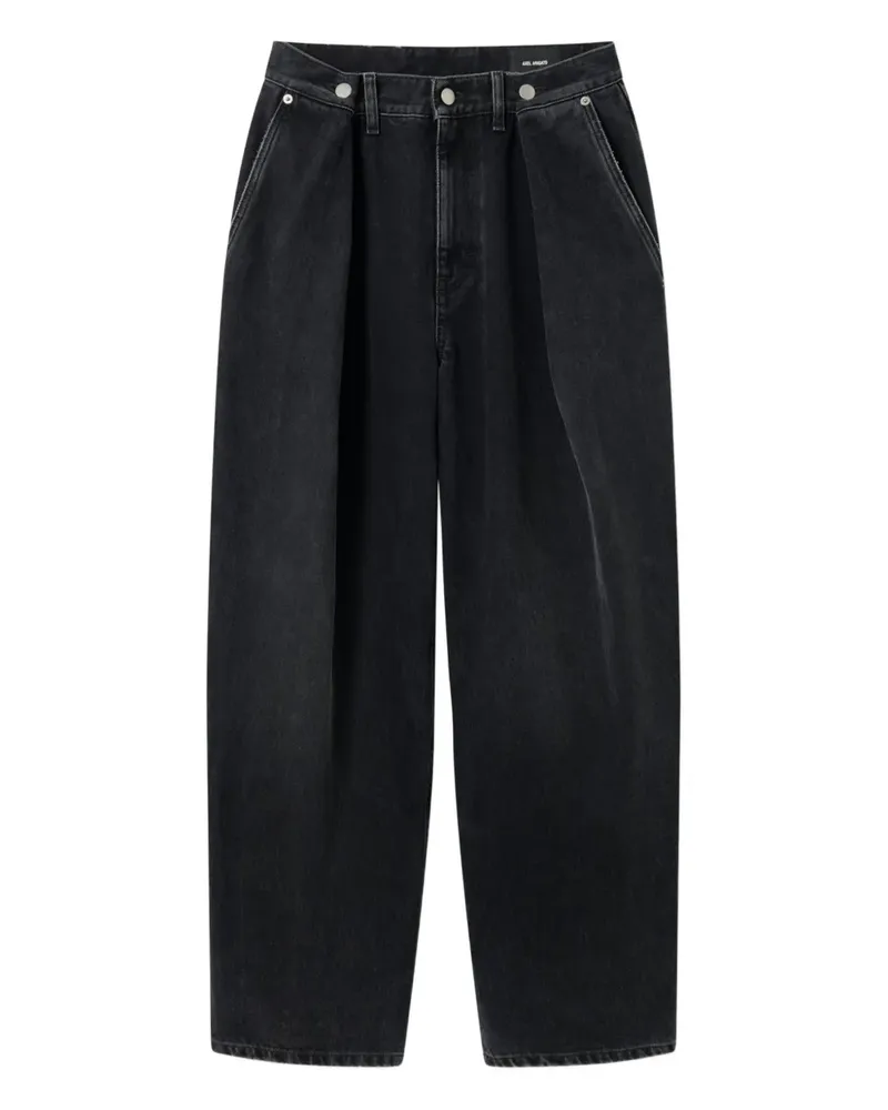 Axel Arigato Wide-Leg-Jeans mit Faltentaschen - Grau Grau