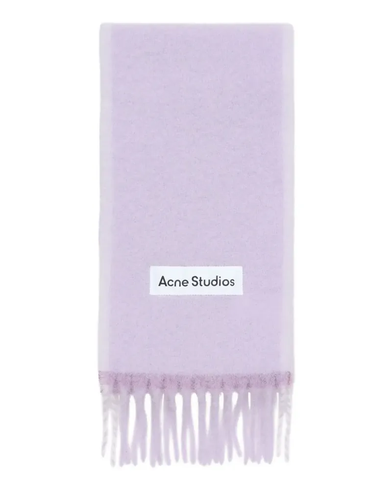 Acne Studios Schal aus Mohairgemisch - Violett Violett