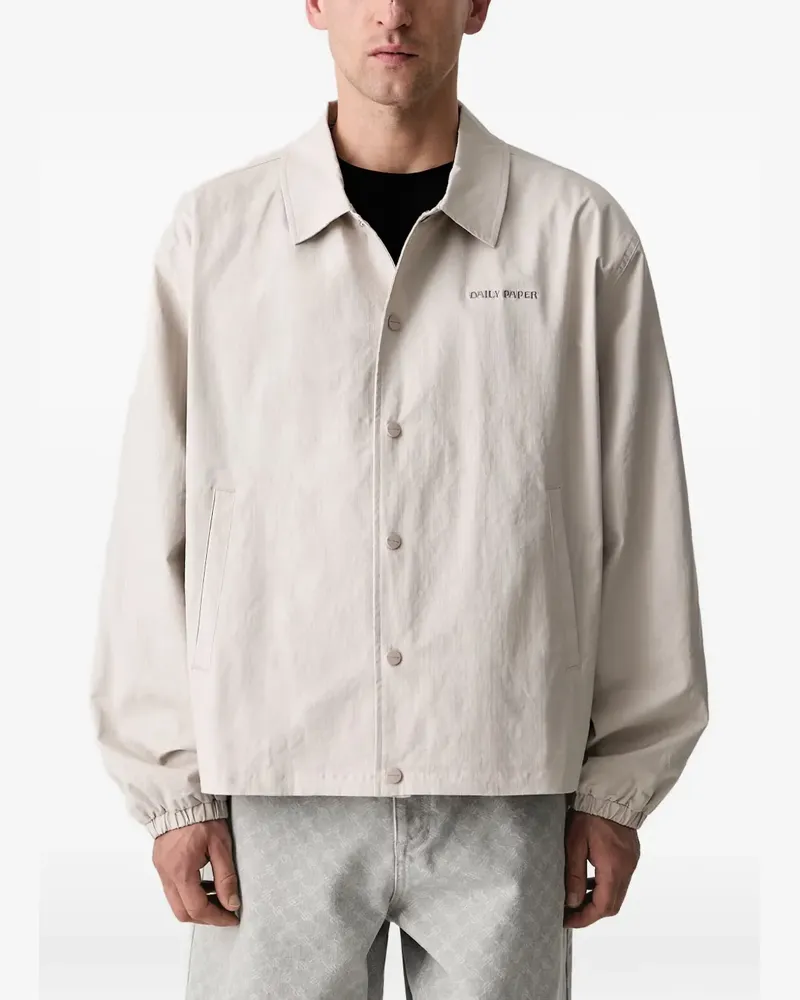 Daily Paper Jacke mit Logo-Stickerei - Nude Nude