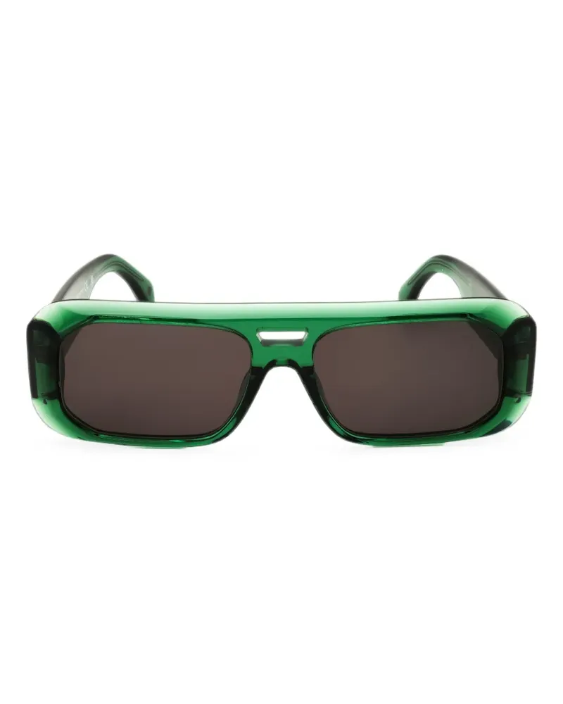 Palm Angels Eckige Willow Sonnenbrille - Grün Grün