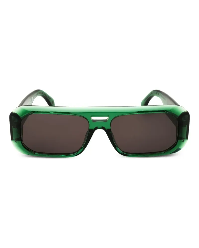 Palm Angels Eckige Willow Sonnenbrille - Grün Grün
