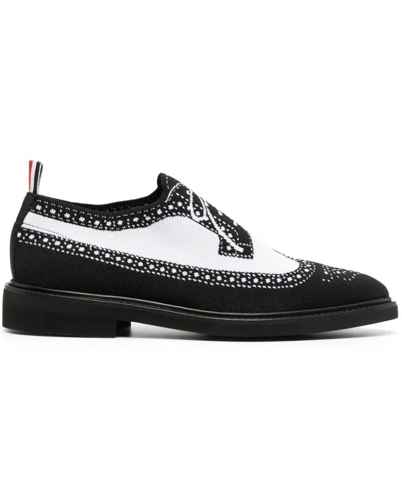 Thom Browne Loafer mit Trompe-l'oeil-Effekt Schwarz