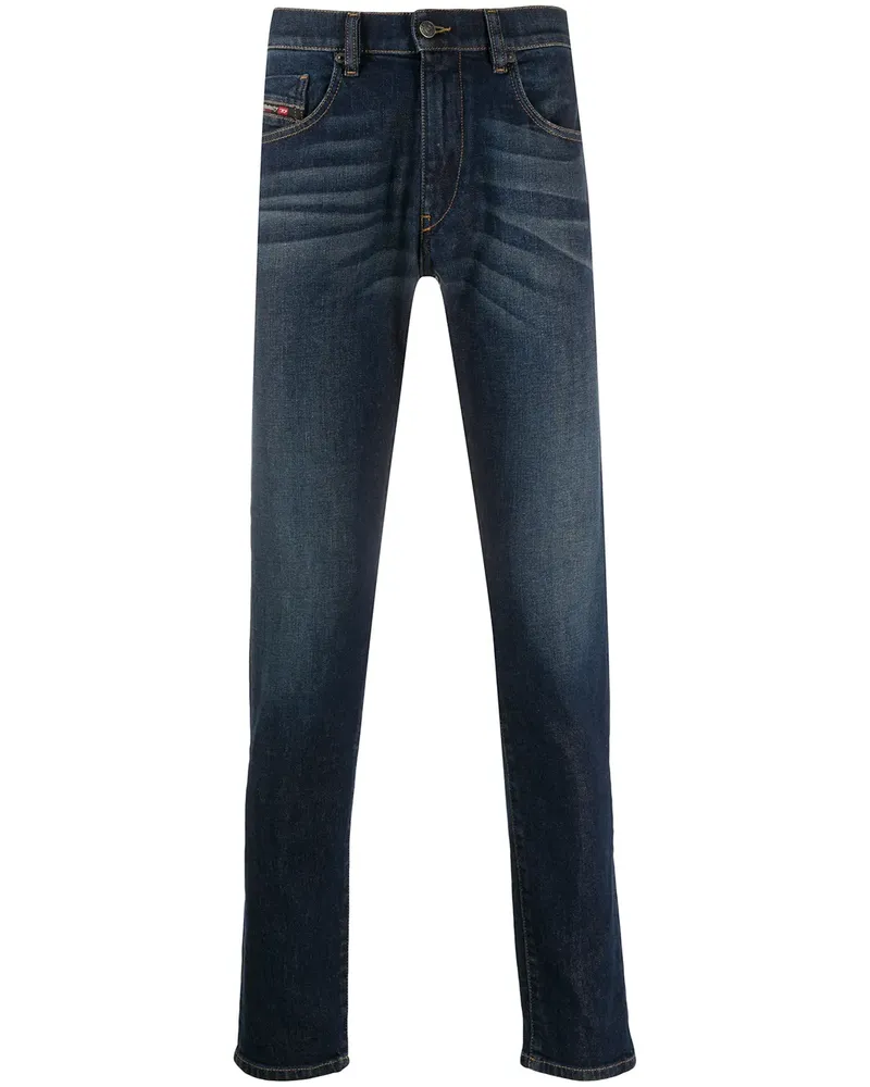 Diesel Tief sitzende 'D-Strukt' Jeans - Blau Blau