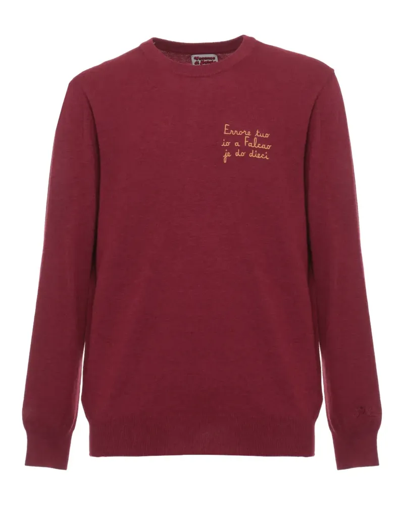 MC2 Saint Barth Sweatshirt mit rundem Ausschnitt - Rot Rot