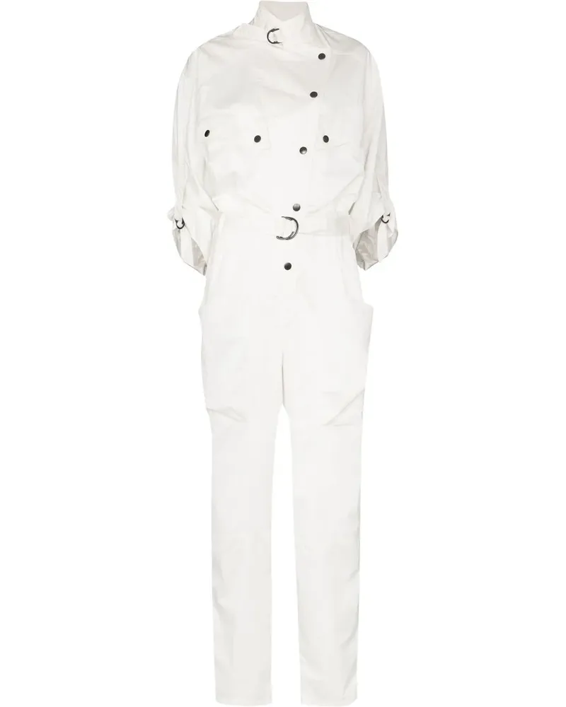 Isabel Marant Asymmetrischer Overall - Weiß Weiß