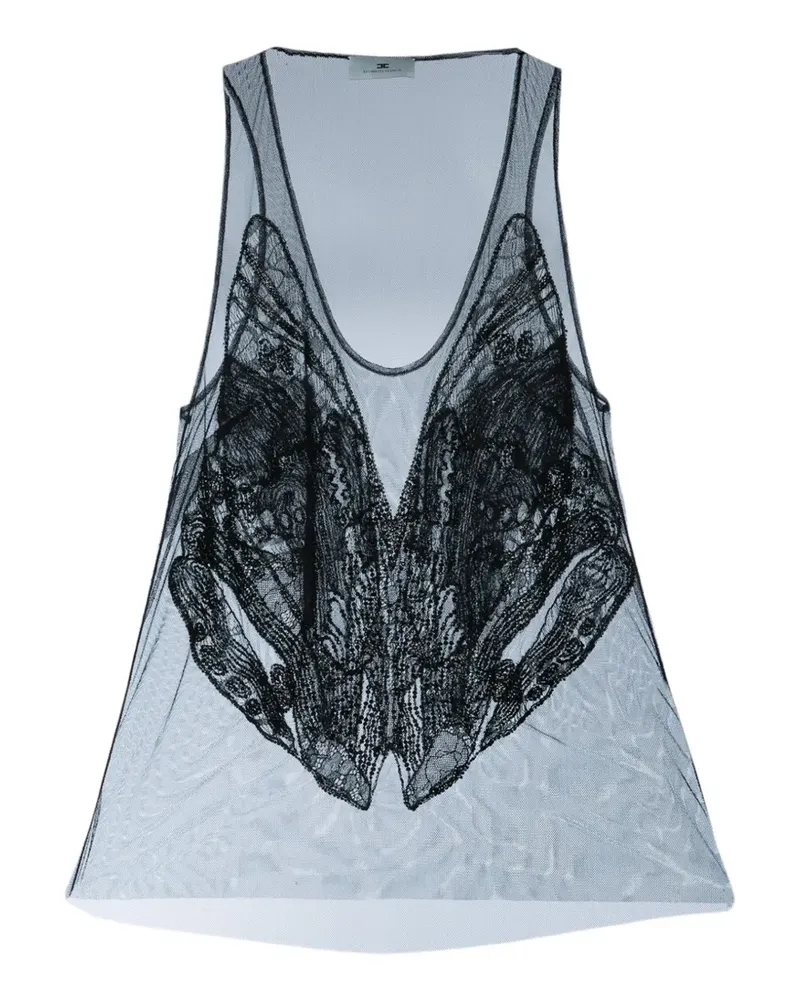 Elisabetta Franchi sleeveless blouse - Schwarz Schwarz