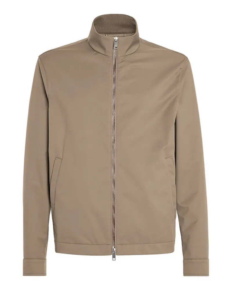 Ermenegildo Zegna zip-fastening jacket - Braun Braun