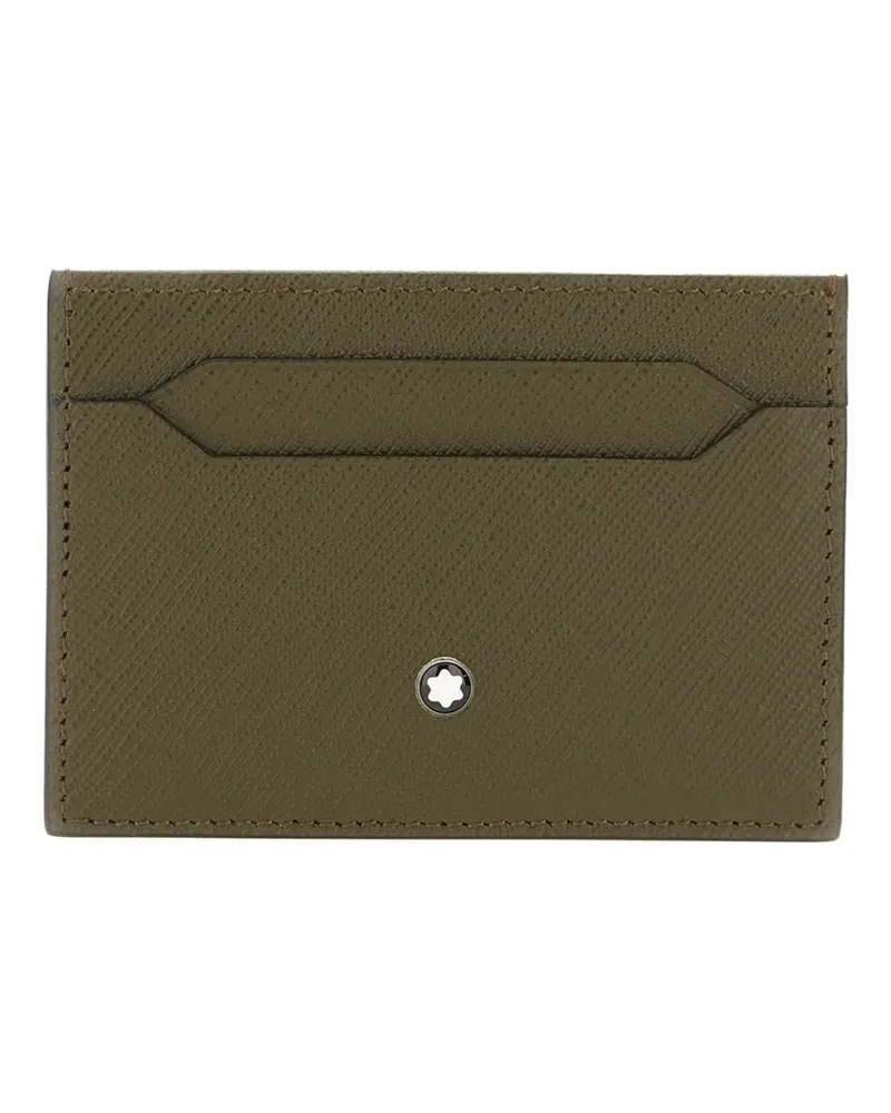 Montblanc military leather card holder - Grün Grün