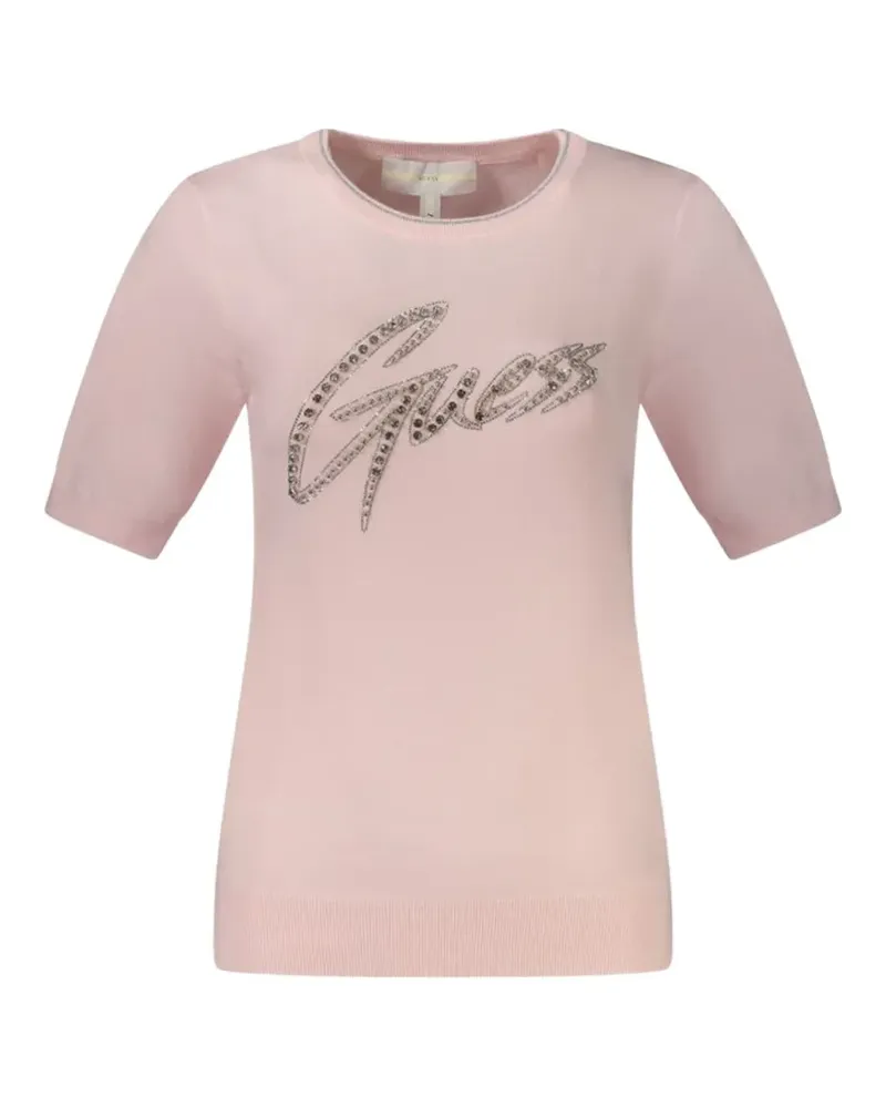 Guess logo-embroidered sweater - Rosa Rosa