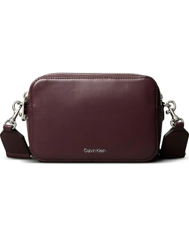 Calvin Klein Schultertasche mit Reißverschluss - Rot Rot