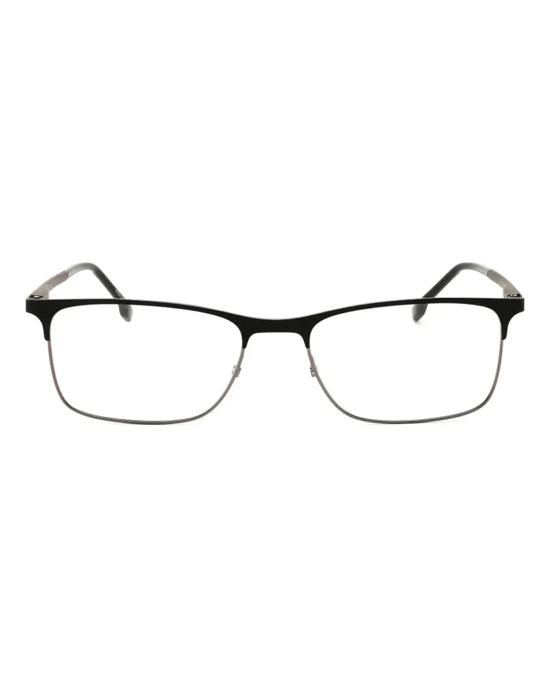 HUGO BOSS Brille mit eckigem Gestell - Schwarz Schwarz