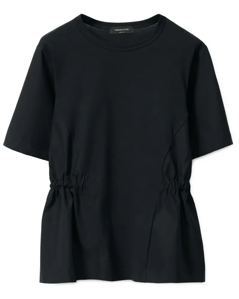 Fabiana Filippi Kurzärmeliges T-Shirt - Schwarz Schwarz