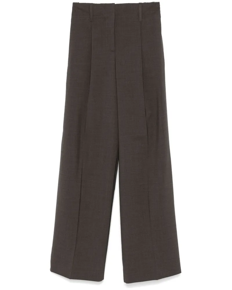 P.A.R.O.S.H. P.A.R.O H. Hose mit Bügelfalten - Braun Braun