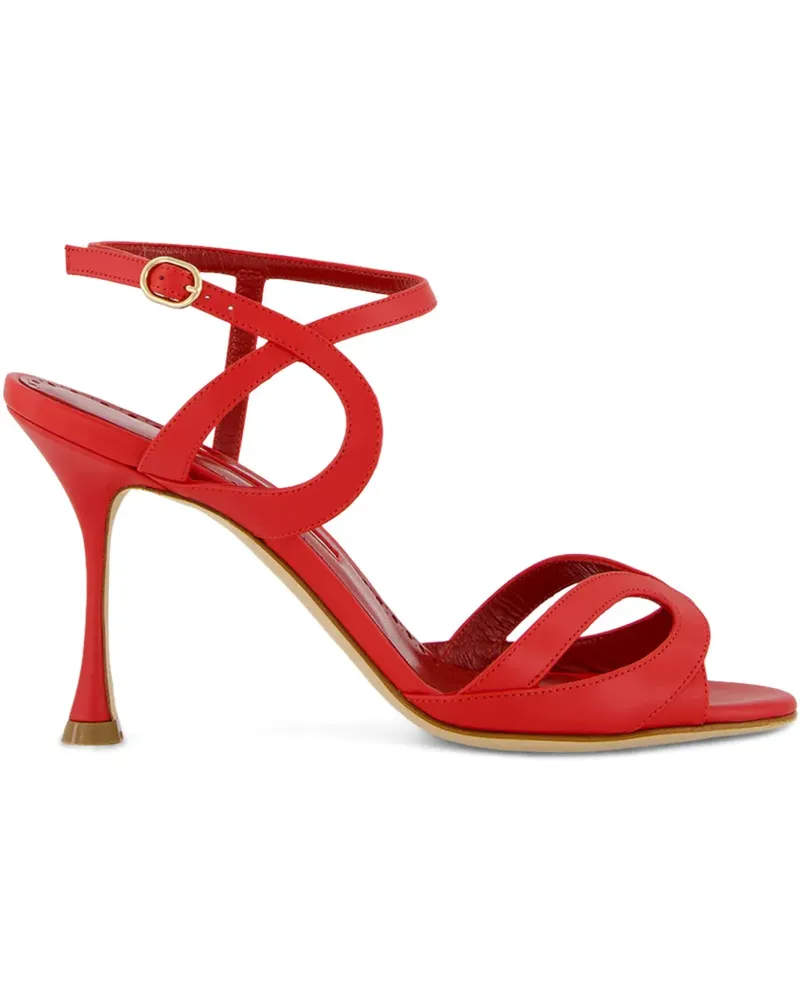 Manolo Blahnik Elfajrsan Sandalen 90mm - Rot Rot