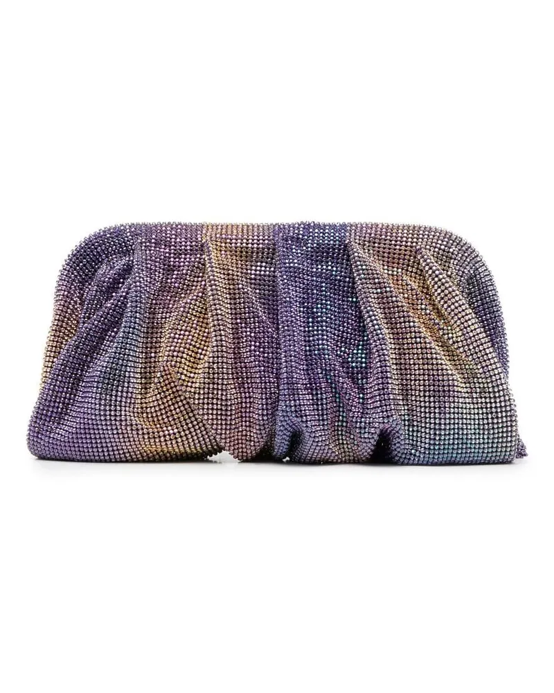 Benedetta Bruzziches Clutch mit Strass Violett