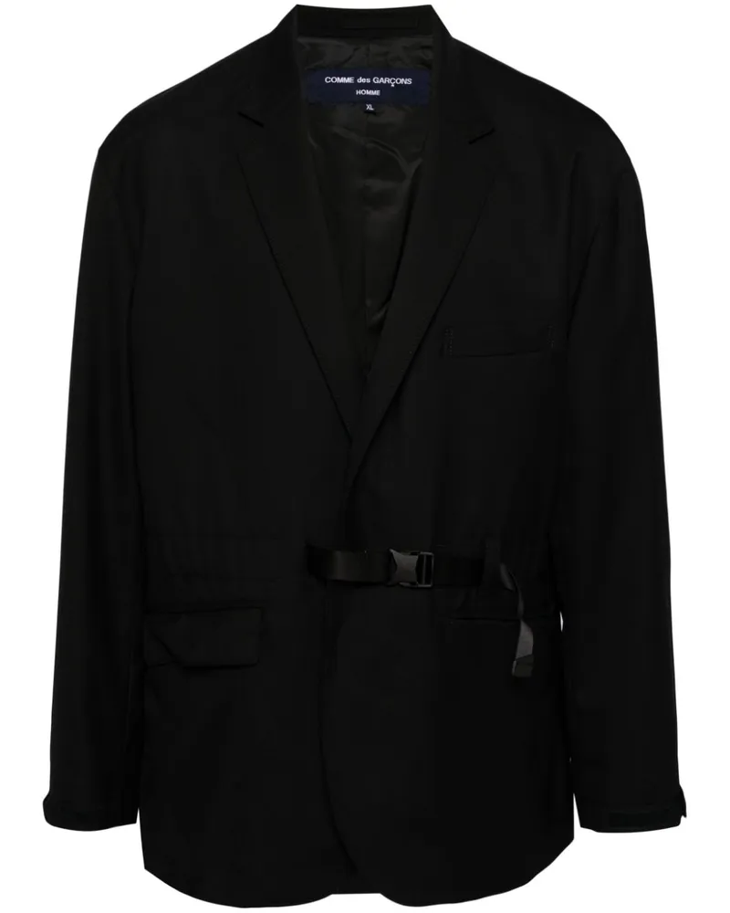 Comme des Garçons Jacke mit verstellbarem Taillenriemen - Schwarz Schwarz