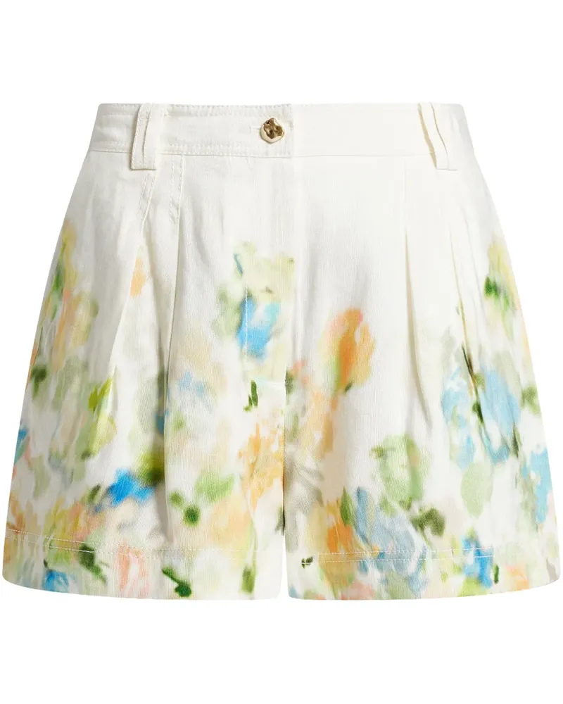 Aje. Shorts mit Leinenanteil - Weiß Weiß