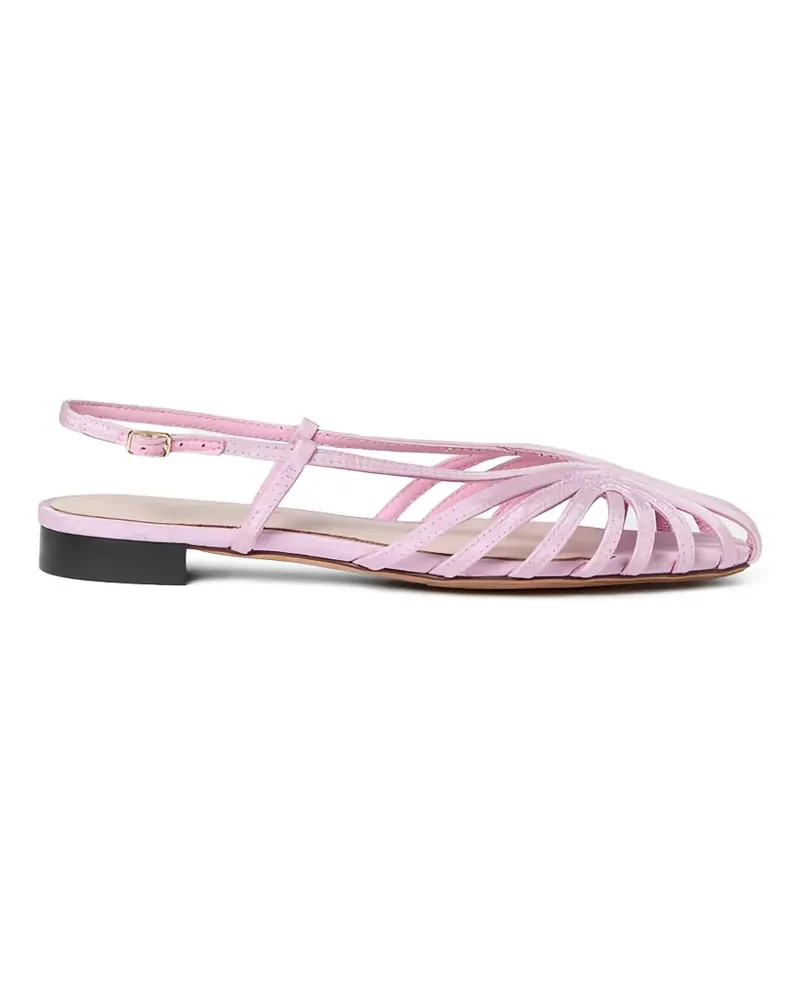 Loeffler Randall Devon lattice slingback sandals - Rosa Rosa