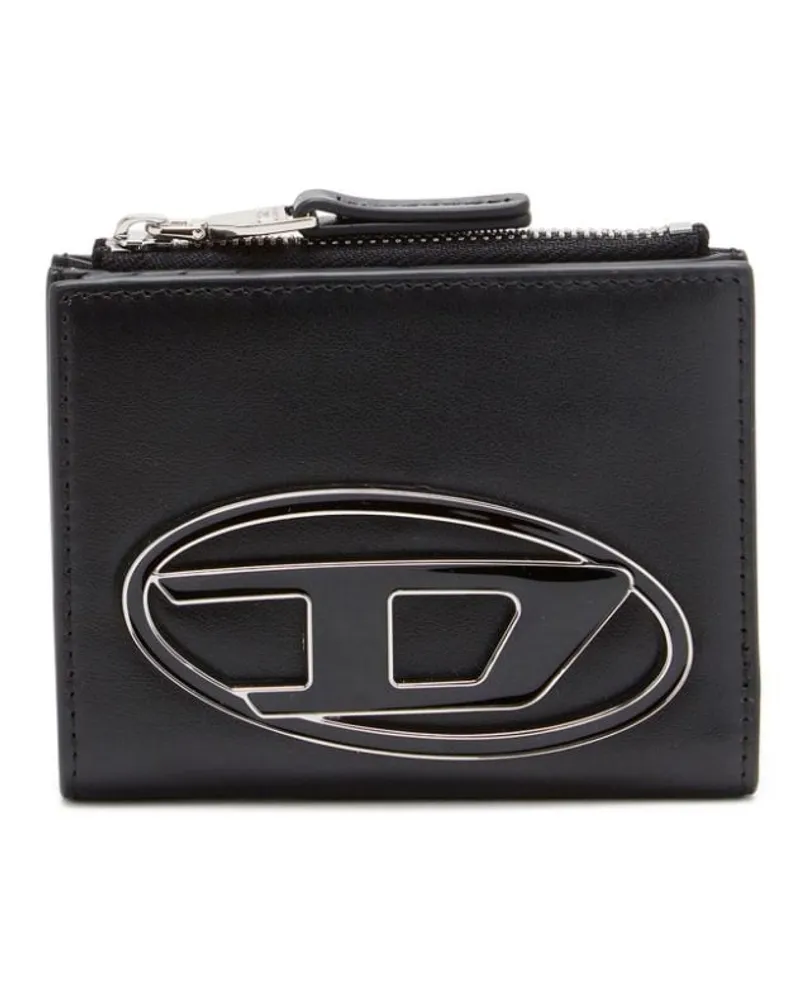 Diesel 1DR Portemonnaie - Schwarz Schwarz