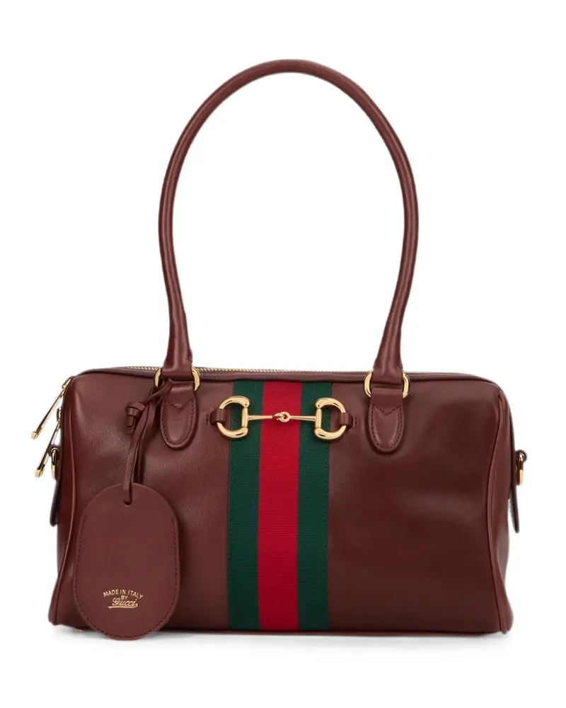 Gucci Mittelgroßer Borsetto Tote Bag - Braun Braun