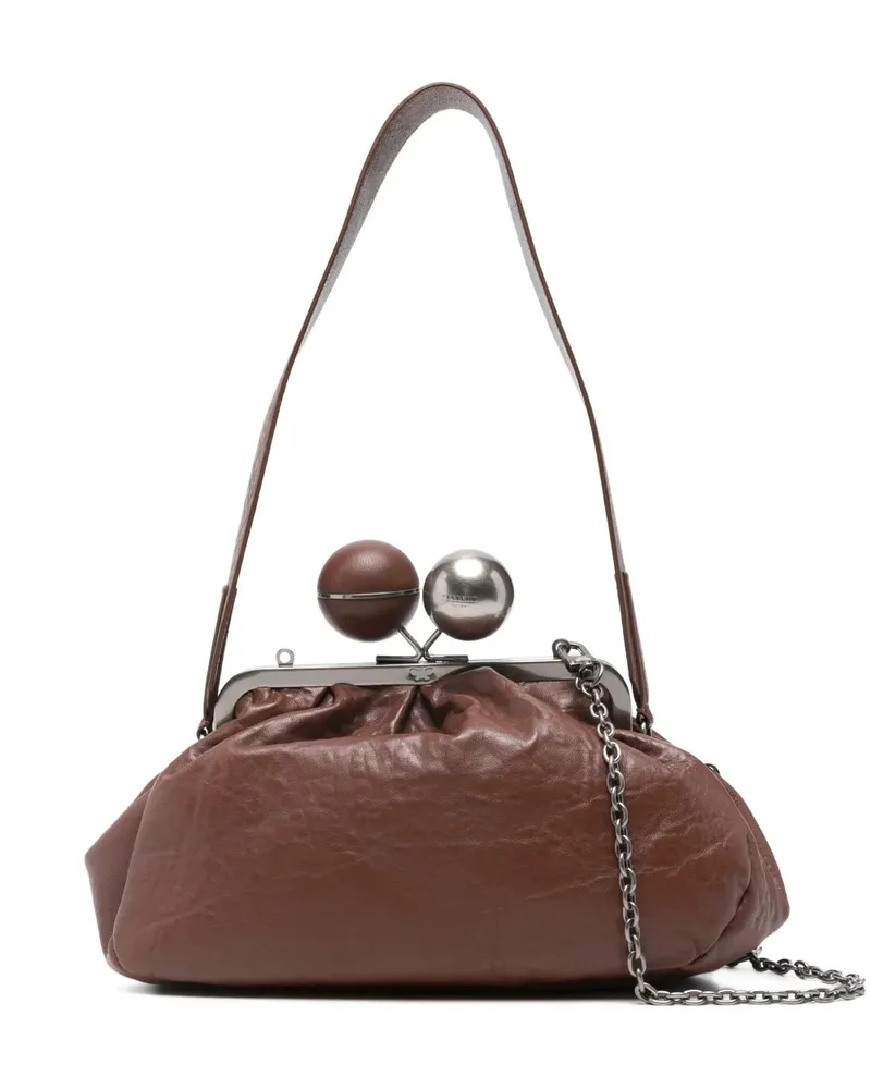 Max Mara Pancia Clutch - Braun Braun