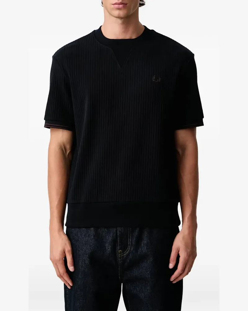 Fred Perry T-Shirt mit Stickerei - Blau Blau