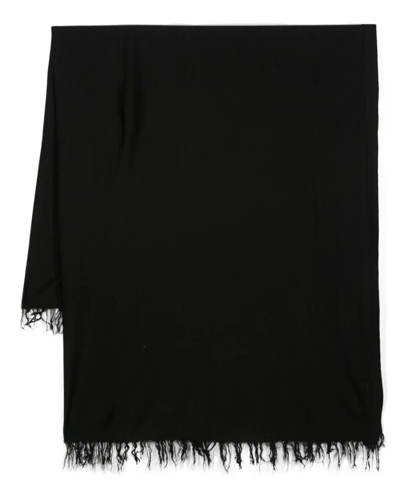 Rick Owens Knit Blanket Schal aus Schurwolle - Schwarz Schwarz