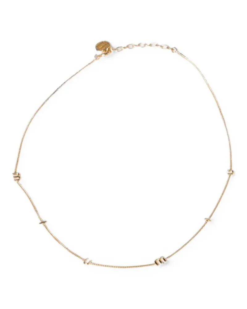 Miu Miu Kette aus Metall - Gold Gold