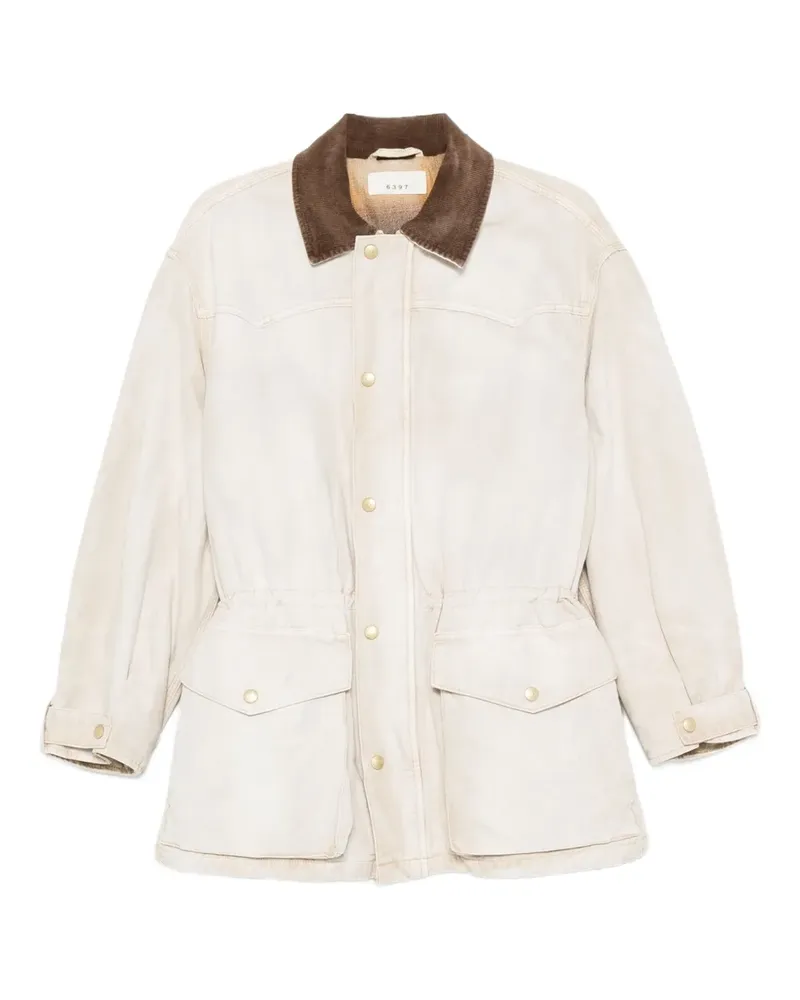6397 Jacke mit Cordkragen - Nude Nude