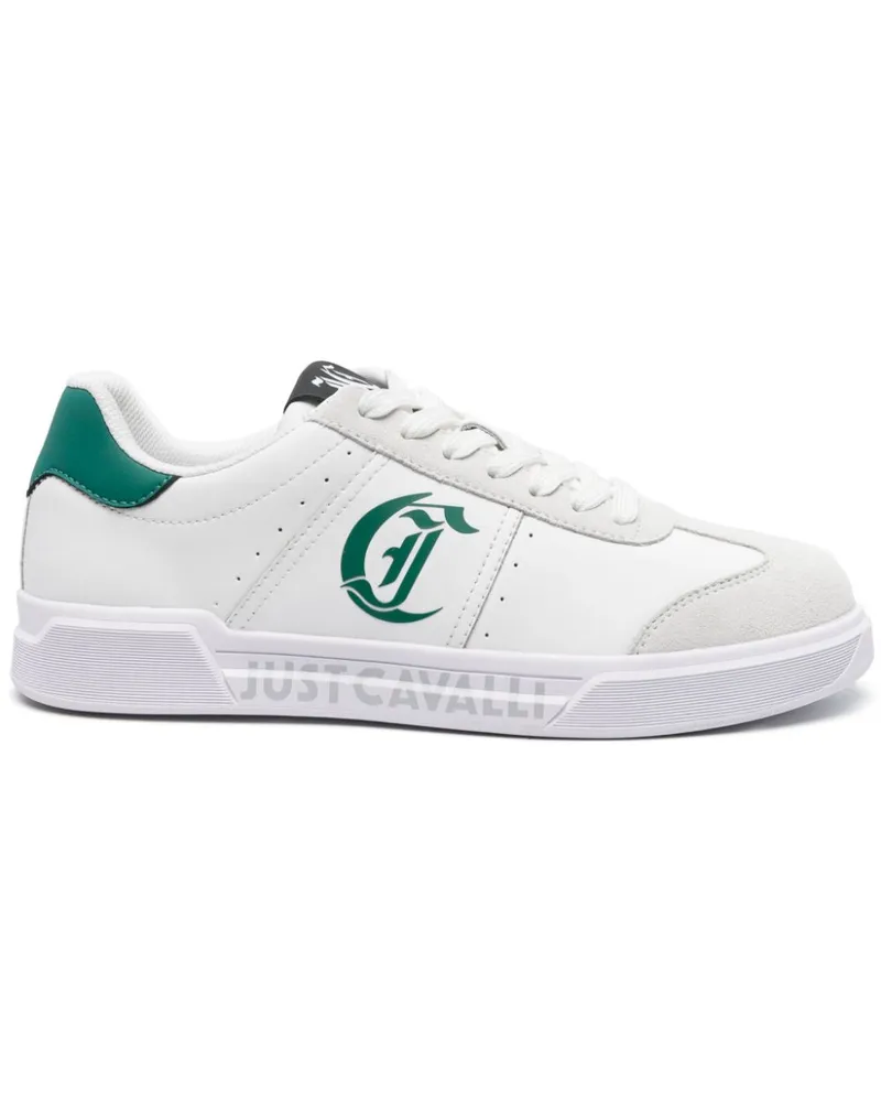 Just Cavalli Sneakers mit Logo-Print - Weiß Weiß