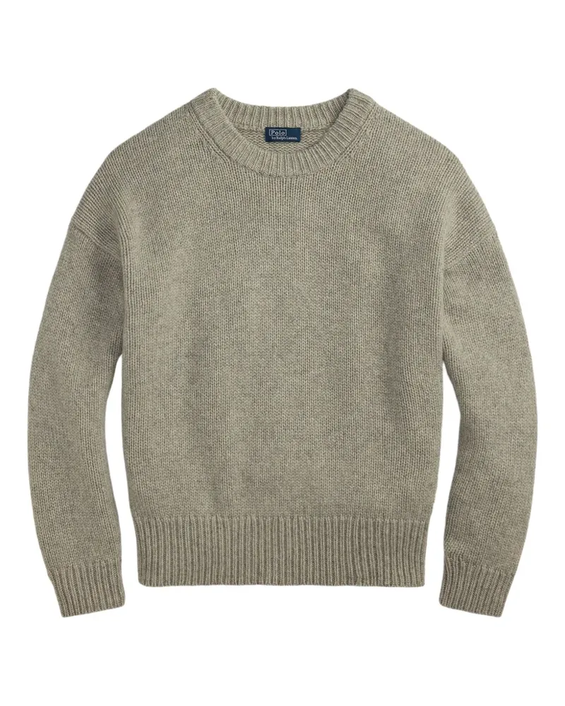 Ralph Lauren Kaschmirpullover mit rundem Ausschnitt - Grau Grau