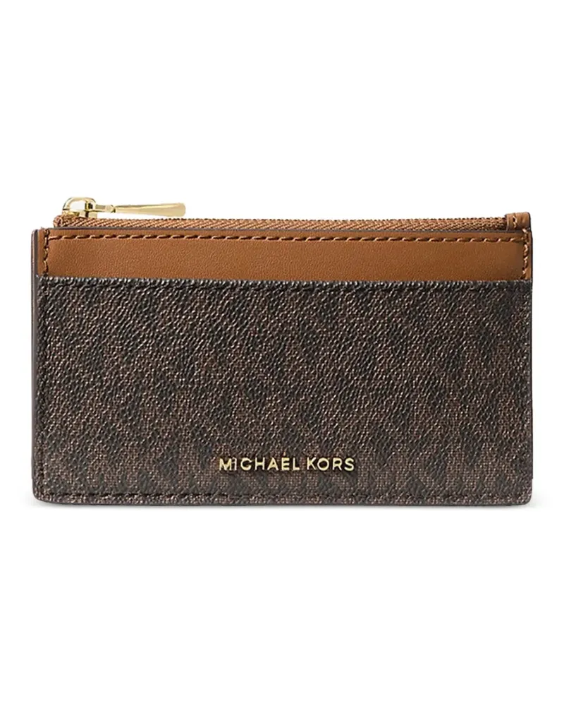 Michael Kors Portemonnaie mit Monogramm - Braun Braun