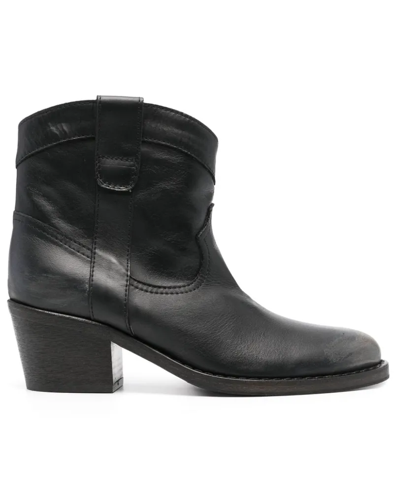 Via Roma 15 Texan Stiefeletten 60mm Schwarz