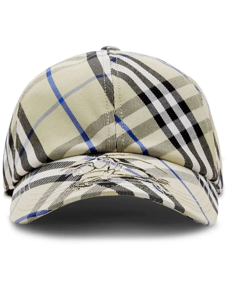 Burberry Baseballkappe mit Vintage-Check - Nude Nude