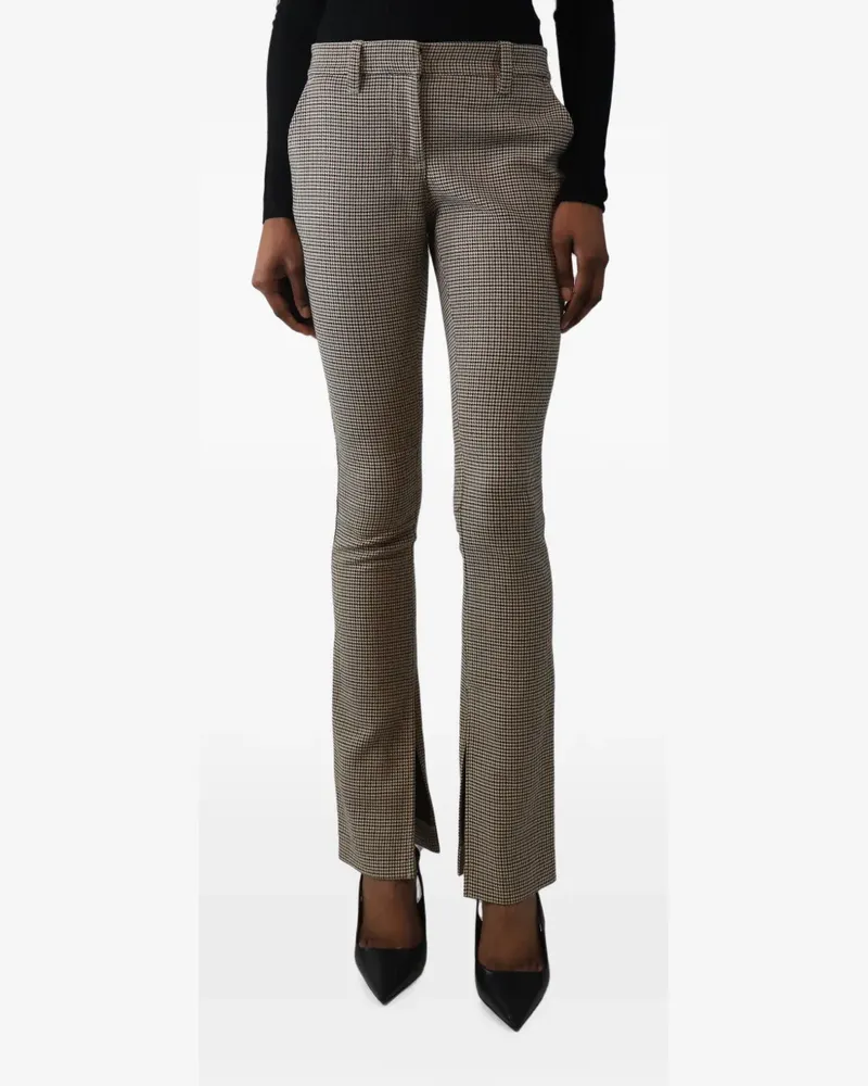 A.L.C. split-hem trousers - Braun Braun