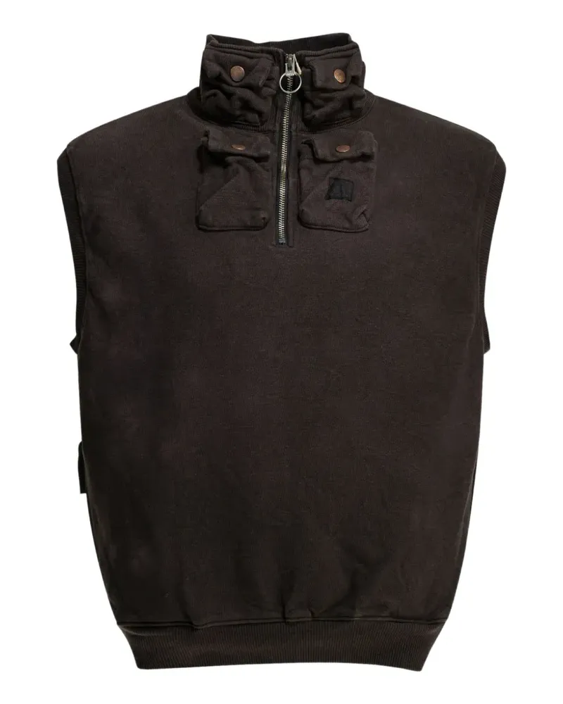 KAPITAL Nickle sweater - Braun Braun