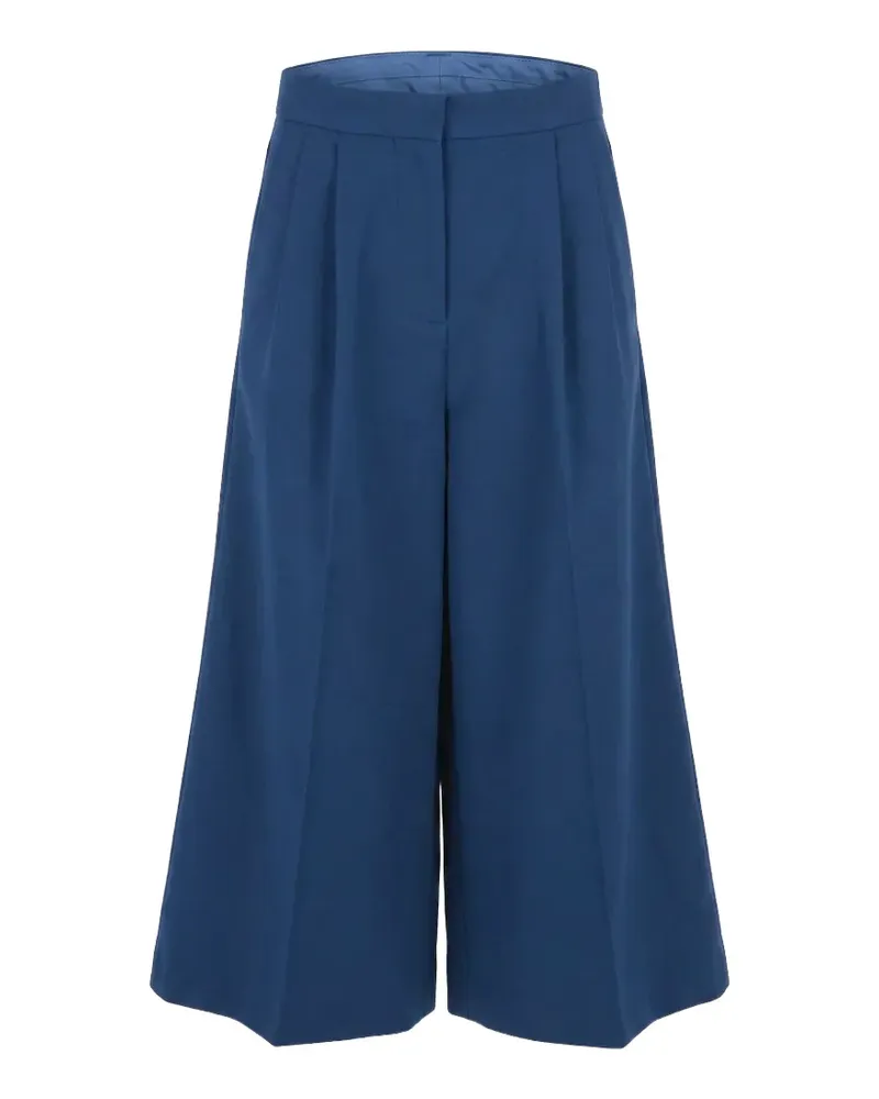 Marni Gaucho pleated wide-leg trousers - Blau Blau