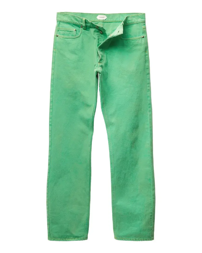 Versace Gerade Jeans - Grün Grün
