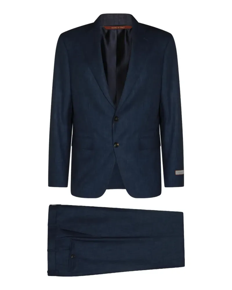 Canali single-breasted wool suit - Blau Blau