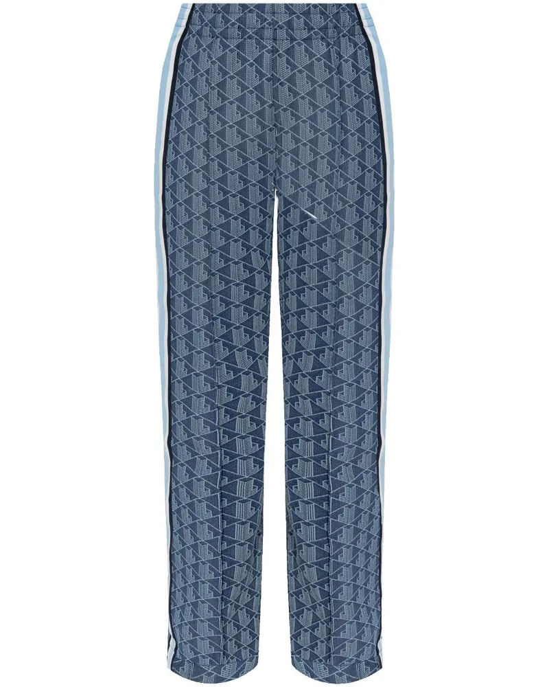 Lacoste Jogginghose mit Monogrammmuster - Blau Blau