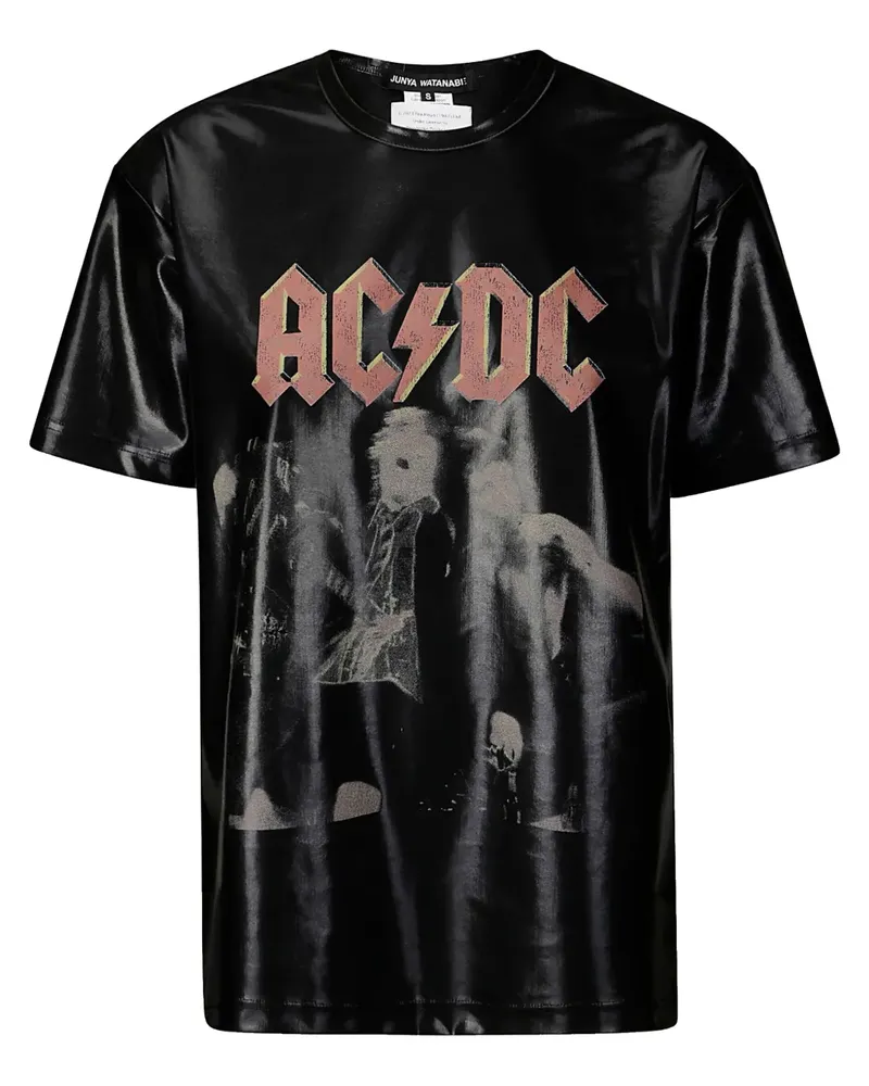 Junya Watanabe AC/DC T-Shirt - BLACK Black