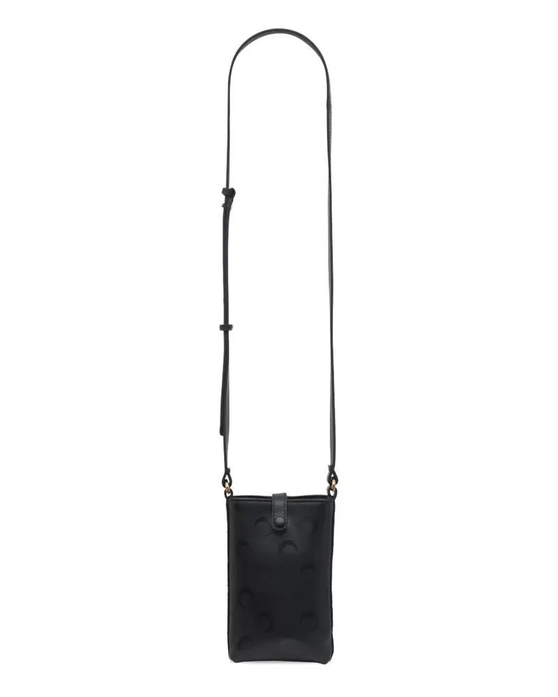 Marine Serre Moon canvas phone holder - Schwarz Schwarz