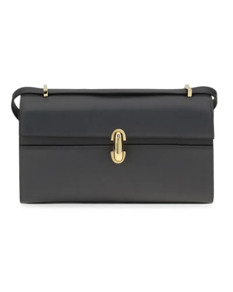 SAVETTE Symmetry 26 leather shoulder bag - Schwarz Schwarz