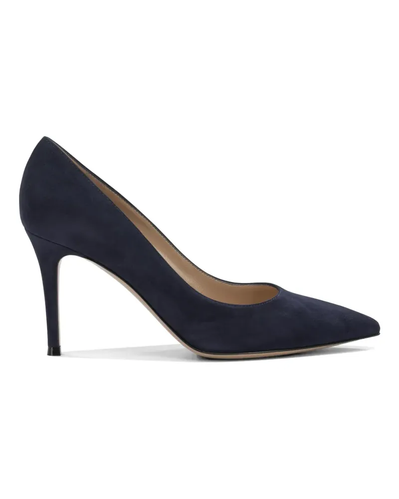 Gianvito Rossi pointed-toe pumps - Blau Blau
