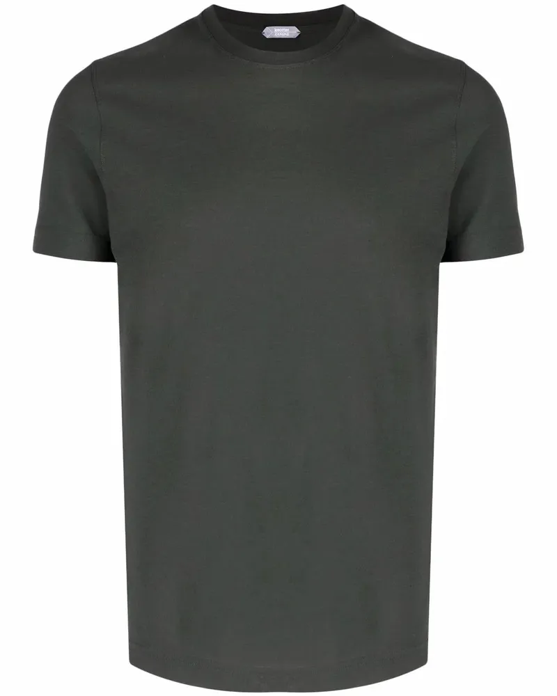 Zanone Klassisches T-Shirt - Grün Grün