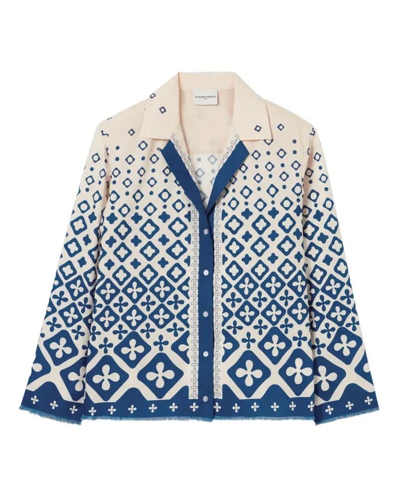Claudie Pierlot Hemd mit Print - Nude Nude