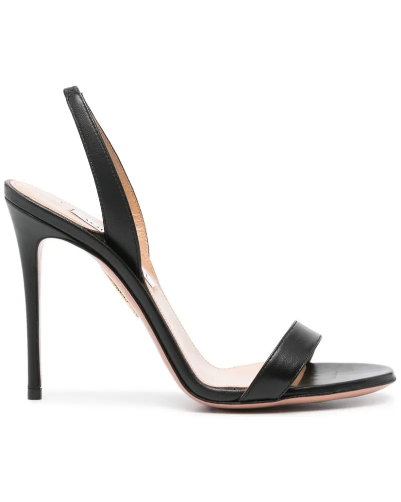 Aquazzura So Nude Sandalen 105mm - Schwarz Schwarz